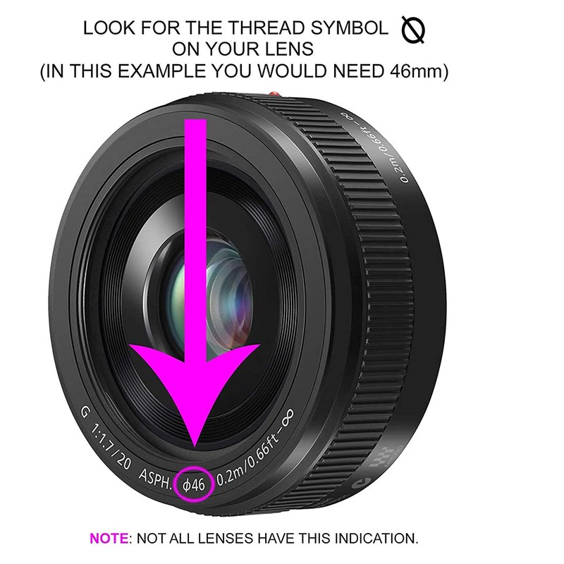 10x High Definition 2 Element Close-Up (Macro) Lens (58mm) Compatible