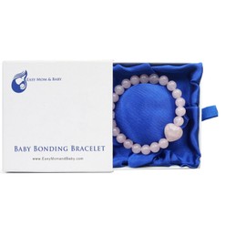 Rose Quartz Baby Bonding Bracelet | Nursing Bracelet for Breastfeeding | Unique Gift for Pregnant Mum