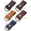 [highstyle] Tochigi Leather Key Chain, Made in Japan, Double D-Ring