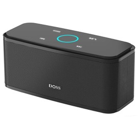 DOSS DOSS SoundBox Touch Wireless Bluetooth Speaker with 12W HD Sound and Bass, IPX5 Waterproof, 20H Playtime, Handsfree, for Office, Home, Outdoor, Travel-Upgraded