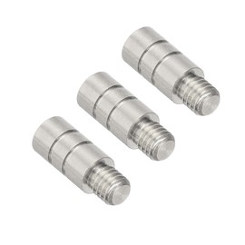 PATIKIL 2g Dart Weights, 3Pcs Brass Add Accentuator 2BA Thread for Dart Counter Weight Accessories, Silver Tone