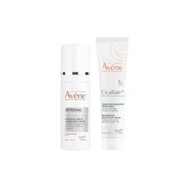 Avène Avène Radiant and Restored Set - Includes Retrinal 0.1 Cream and Cicalfate + Restorative Protective Cream