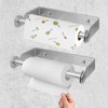 XNJIHWA Kitchen Roll Holder Wall Mounted Paper Towel Roll Holder