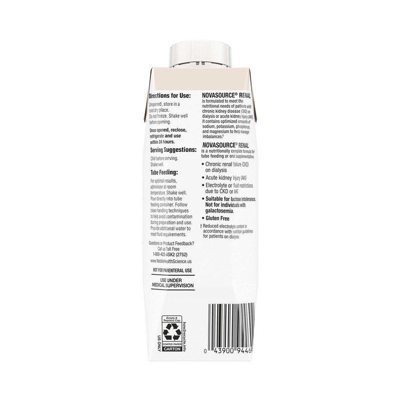 Nestle Novasource Renal Nutritionally Complete Formula Café Mocha Flavor 8