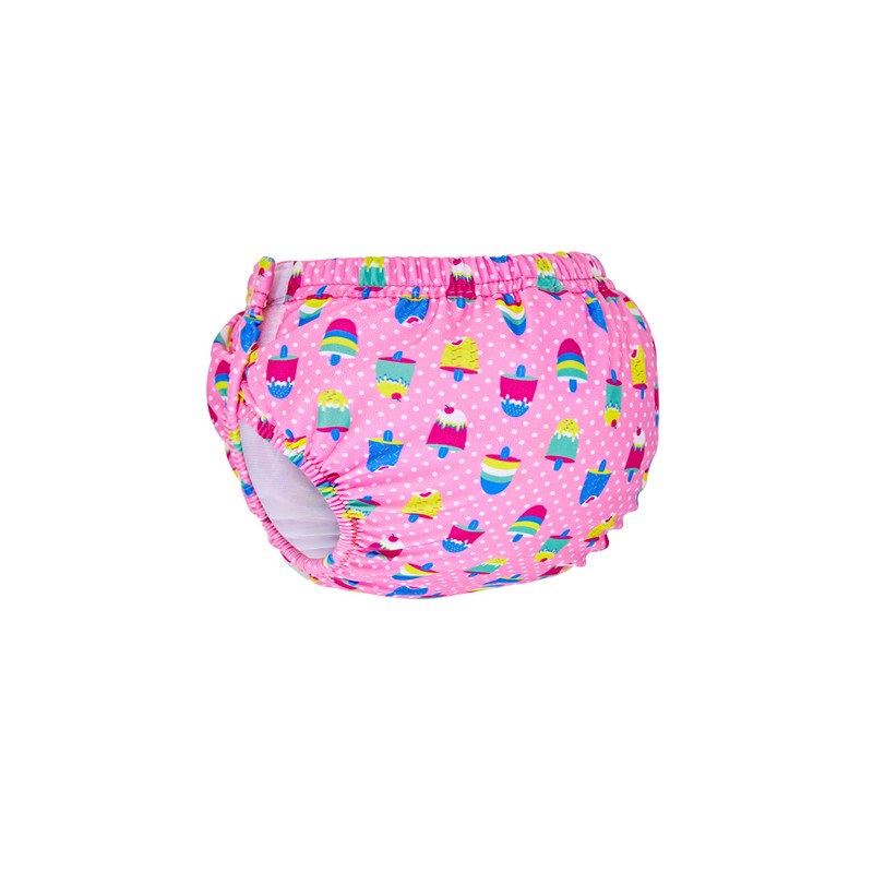 Zoggs Unisex Baby Adjustable Reusable Swim Nappy, 3-24 Months Pink