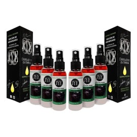 6 Frascos Locion Balsamo Mas Barba Bergamota 6 Meses