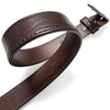BS250S_Heavy-Duty Genuine Full Grain Leather Belt Strap 1-1/2"(38mm) Wide (Black,