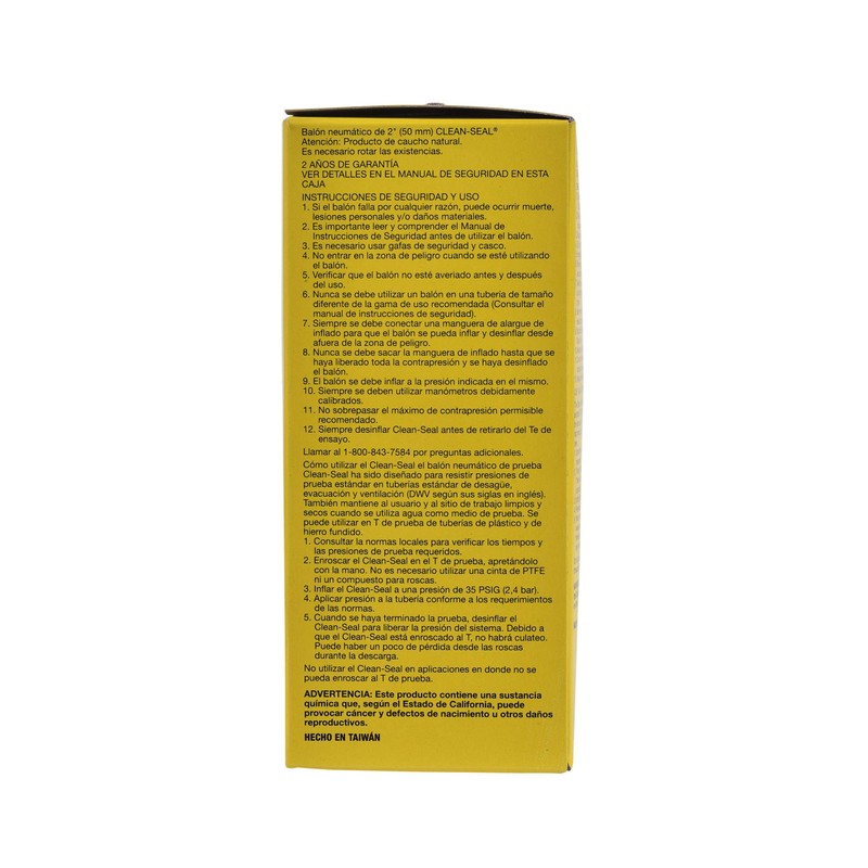 Oatey 271705 Pneumatic Test Plug, 2 in