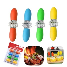 Corn Cob Holders, Corn on The Cob Skewers for BBQ Corn on Cob Holders Set for Home Cooking Forks, Durable Anti-Scald Corn on the Cob Holders