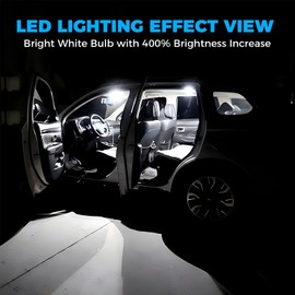 16 Pieces Interior LED Lights Kit + Back Up Reverse Lights for Lexus CT200h 2011 2012 2013 2014 2015 2016 2017 2018 2019 2020 White 6000K LED Interior Bulbs Package + License Plate Light, Install Tool