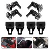 Unbranded Hard Saddlebag Lever Lock Bolts Nuts Mount Bracket For