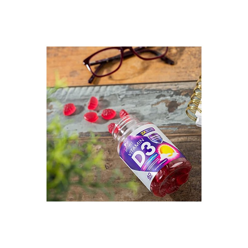 Vitamin D3 Gummies 5000 IU (125 mcg) Extra Strength Vitamin