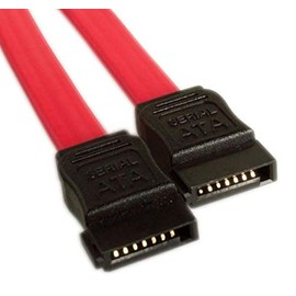 Astrotek 26AWG 7 Pins Serial ATA SATA 2 Data Cable, Red, 50 cm