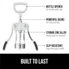 GORILLA GRIP BPA-Free Premium Wine Opener, Heavy Duty Zinc Alloy