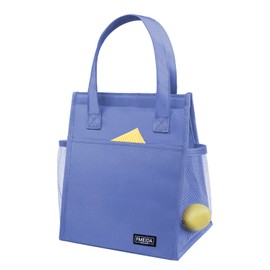 Small Cooler Bag for Travelling Lunch Bag Women with Zip Meal Prep Bag Waterproof Insulated Bag Mini Lunch Box Bag for Work Purple 6.75 L