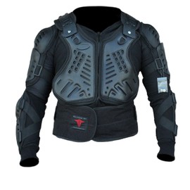 Motorcycle Full Body Armor Protection Jacket Pro Motocross Street Skiing Biking Spine Chest Protector (3XL)