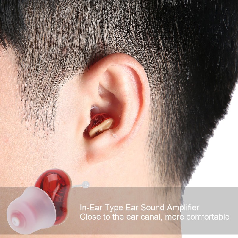Wireless Hearing Aids Mini InEar Type Ear Sound Amplifier Elder