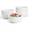 Sweese Porcelain Bowls Set of 6, 20oz Lightweight Round Cereal