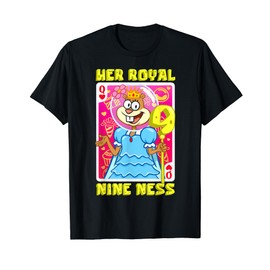 Mademark x SpongeBob SquarePants - SpongeBob Her Royal Nine ness Girl 9th Birthday Gift Sandy T-Shirt