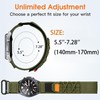 Compatible with Pixel Watch 3 45mm bands, Rugged Nylon Sports