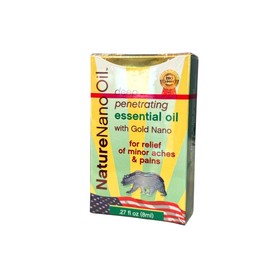 1 Pack - Nature Nano Essential Oil - Dau Xoa Bop Con Gau Cong Nghe Nano - 8mL per Bottle - Product of USA