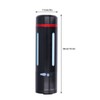 Smart Vacuum Bottle USB Charging Bluetooth Speaker Music Light Insulated