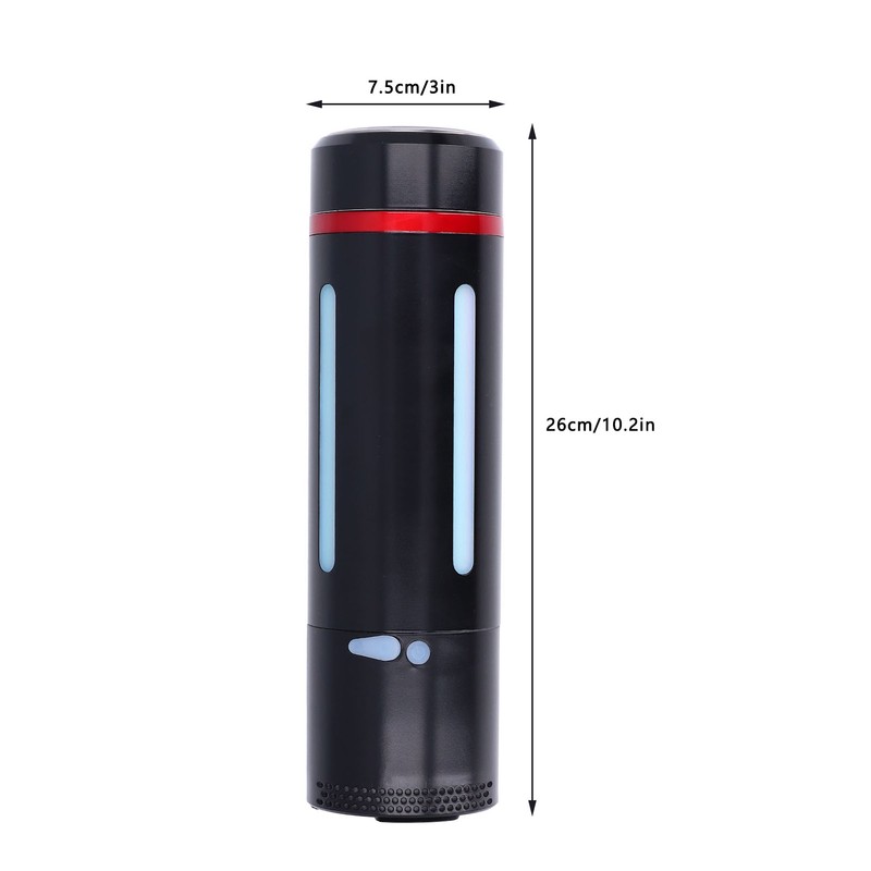 Smart Vacuum Bottle USB Charging Bluetooth Speaker Music Light Insulated