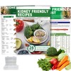 LAZTZQ Set 3 Kidney Friendly Food List Chart, Kidney Disease