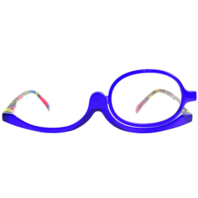 Make-Up Glasses with Flip-Up Lens, Fashionable Make-Up Aid with Glasses