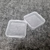 Small mini square plastic case multipurpose box 6.5cm 30ea