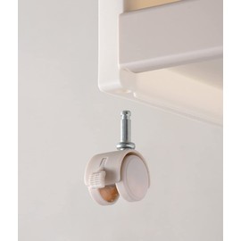 Tenma Caster Stopper with Stopper for easy installation by inserting convenient for cleaning or moving caster stoppers 30 (comes with stopper) [Color Cappuccino] [Size Insertion Type 30] [3.3 x 4.5 x