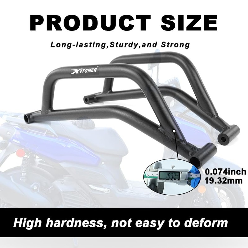 xitomer Side Headlight Guard Compatible with YW125 Zuma 125 2022