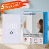 MAXKOSKO WiFi Smart Thermostat with Touchscreen LED Display 120V/240V