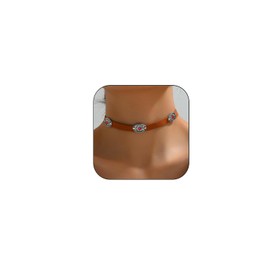 LOOKLITE Western Turquoise Choker Necklace for Women Black Velvet Choker Necklace Boho Rodeo Country Concert Western Jewelry for Women Cowgirl Outfit Accessories, Metal, No Gemstone