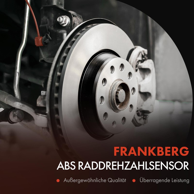Frankberg 1 x ABS Sensor Wheel Speed Sensor Rear Axle