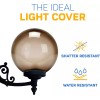 KastLite 12" Bronze Acrylic Lamp Post Globe | 5.25" Neckless