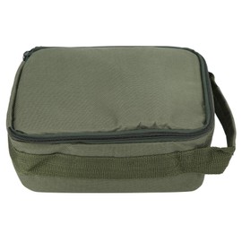 Alomejor Fishing Reel Bag Portable Outdoor Fishing Reel Gear Storage Bag 4?Layer Handheld Fishing Tackle Zipper Organizer Case