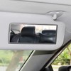 Auto Sun Visor HD Makeup Mirror,Portable Self-Adhesive Seatback Stainless Steel
