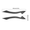 Pair Carbon Fiber Headlight Eyebrow Eyelid Simple Installation Fit for