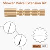Compatible with Gerber & Pfister Shower Tub Valves, 2.5" Brass