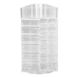 Organizador de Lápiz Labial Giratorio, Organizador de Maquillaje, Organizador de Maquillaje Giratorio 360, Torre de Lápiz Labial Cosmético, Pantalla Giratoria de 360 ​​grados, 53
