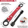 Plumbing Tools, Angle Stop Wrench Kit,Multifunctional Tool Kit,Professional Plumbers Wrench
