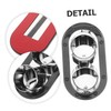 Zerodeko Fake Exhaust Tip Car Decorative Sticker for Scratch Collision