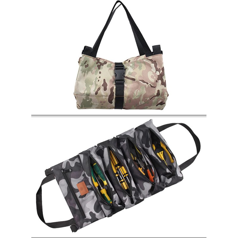 Maizoon Tool Roll Up & Hanging Tool Bag Multipurpose Back
