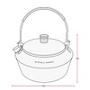 Minimal Works Mini Kettle Bogle Stainless MGTW-KB000-GO0ST