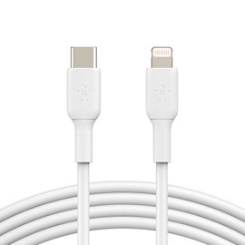 Cable de carga C a Lightning de Belkin 1 metro blanco