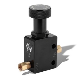 Brake Proportioning Valve, Aluminium Alloy Universal Brake Proportional Valve Drum, Adjustable In Line Disc Drum Brakes 150PSI‑1200PSI Pressure Range, Universal Fitment for Car Modification