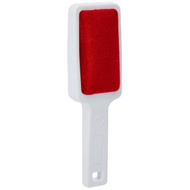 Wenko 4823150100 Junior Textile Brush, 6 x 21.5 cm, White Red