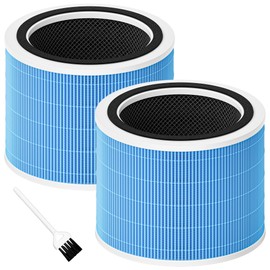 Core 200S Smoke Remover Replacement Filter for LEVOIT Core 200S Smart WiFi Air Purifier, Funmit 3-in-1 H13 True HEPA Filter Replacement and High-Efficiency Activated Carbon, Part #Core 200S-RF, 2 Pack