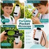Kids Microscope Kit for STEM Learning – Portable 120X Science